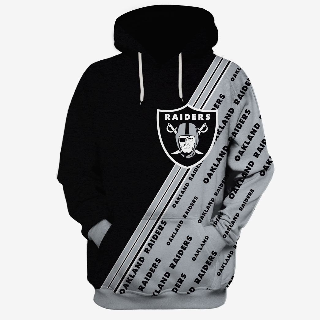 NFL Oakland Raiders T14 Hoodie T-Shirts - WinGear.shop - Personalize Your Own New & Retro Sports Jerseys, Hoodies, T Shirts