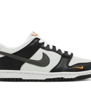 Nike Dunk Low 'Black Bright Mandarin' FN7784-001