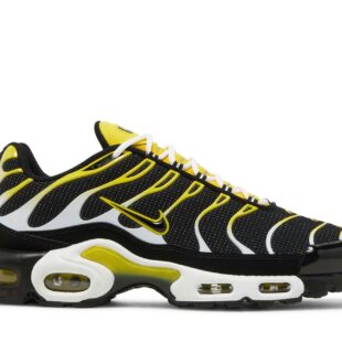 Nike Air Max Plus 'Black/Yellow and White' DQ3983-001