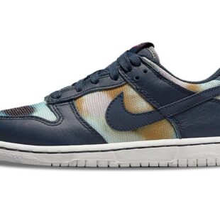 Nike Dunk Low Graffiti 'Navy/Yellow' DM1052-400
